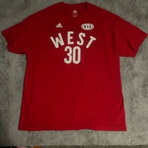 2016 Adidas Stephen Curry West All Star Shirt